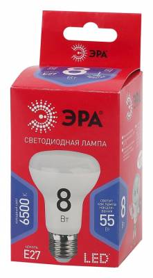 Лампа светодиодная Эра ЭКО E27 8Вт 6500K Б0045336 фото