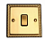 фото проходной 1-клавишный выключатель, цвет: медовый жаккард