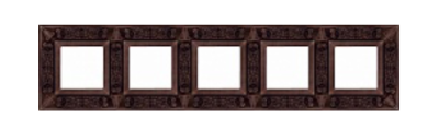 фото рамка 5-постов fede granada цвет:	состаренная медь