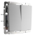 WL06-SW-2G-2W/Выключатель двухклавишный проходной (серебряный) фото