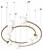 Подвесной светильник Loft it Infinite 10155/800 Gold фото