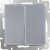 WL06-SW-2G/Выключатель двухклавишный (серебряный) фото