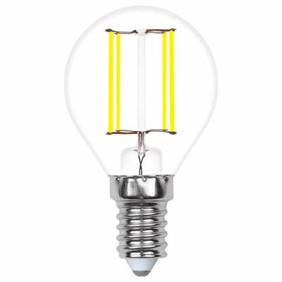 LED-G45-5W/WW/E14/CL/MB GLM10TR Лампа светодиодная. Форма «шар», прозрачная. Серия Multibright. Теплый белый свет (3000K). 100-50-10. К
