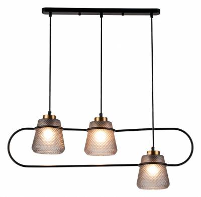 Подвесной светильник Indigo Astratto 11016/3P Black фото