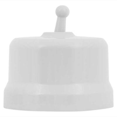 пластиковый выключатель 2-кл., пластик, (тумблерный), белый, b1-232-21, bironi