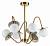 Люстра на штанге Indigo Jazz 11020/6R Brass фото