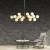 Люстра на штанге LUMINA DECO Marsiada LDP 6033-16 GD фото