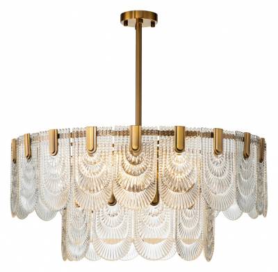 Люстра на штанге Indigo Salice 12022/B/9R Brass фото