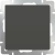 WL07-SW-1G/Выключатель одноклавишный  (серо-коричневый) фото