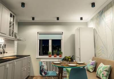 Накладной светильник Denkirs DK3020BСY DK3090-BK+CY фото