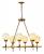 Подвесная люстра LUMINA DECO Aldono LDP 7004-6 MD+BK фото