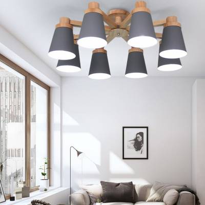 Люстра на штанге Imperiumloft Prop White prop01 фото