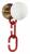 Бра Loft it Chain 10128W Red фото