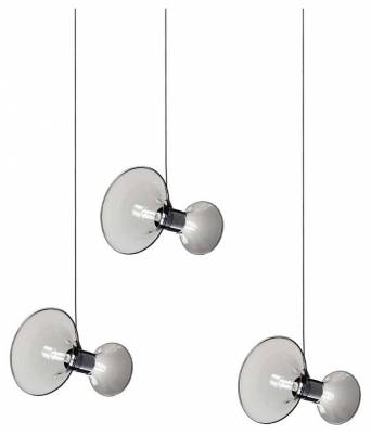 Подвесной светильник LUMINA DECO Warni LDP 6819-3 GY фото