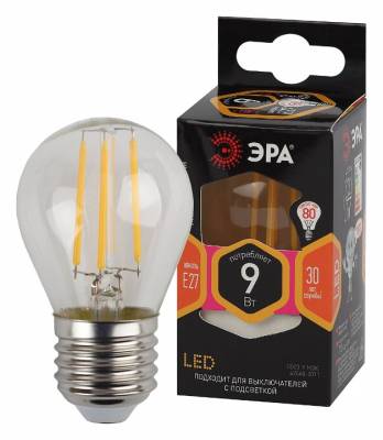 Лампа светодиодная Эра F-LED E14 9Вт 2700K Б0047020 фото