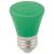 Лампа светодиодная Volpe D?cor Color E27 1Вт K LED-D45-1W/GREEN/E27/FR/С BELL