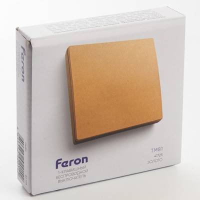 Выключатель беспроводной одноклавишный Feron Tm 81 41725 фото