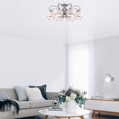 Потолочная люстра Eurosvet Tessa 60088/8 хром фото