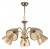 Подвесная люстра Escada Freesia 658/5PL Gold в EL DECO Подвесная люстра Escada Freesia 658/5PL Gold фото