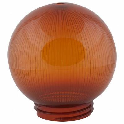 UFP-P150A BRONZE Рассеиватель призматический (с насечками) в форме шара для садово-парковых светильников. Диаметр - 150мм. Тип соединения с к
