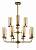 Люстра на штанге Indigo Balletto 13014/12R Brass фото