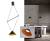 Подвесной светильник Italline IT03-1429 IT03-1430 black/orange фото