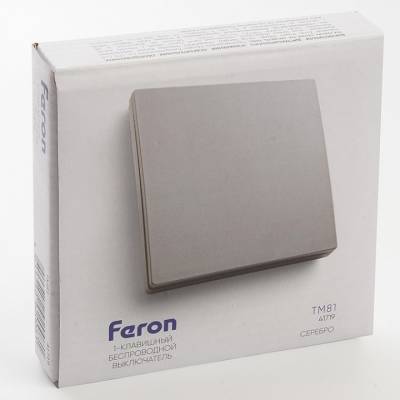 Выключатель беспроводной одноклавишный Feron Tm 81 41719 фото