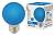 Лампа светодиодная Volpe  E27 3Вт K LED-G60-3W/BLUE/E27/FR/С фото