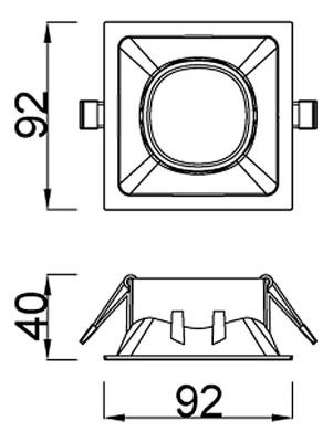 Встраиваемый светильник Mantra Comfort Gu10 C0163 фото
