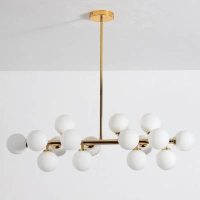 Люстра на штанге LUMINA DECO Marsiada LDP 6033-16 GD фото