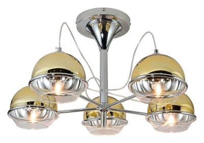 Люстра на штанге LUMINA DECO Veroni LDC 1029-5 GD фото