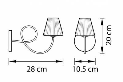 Бра Lightstar Vortico 814614 фото