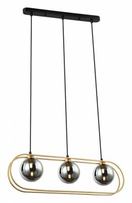 Подвесной светильник Indigo Spazio 11017/3P Gold фото