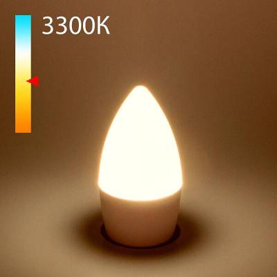 Лампа светодиодная Elektrostandard Свеча E27 6Вт 3300K BLE2760 фото