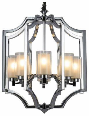 Подвесная люстра LUMINA DECO Vigatto LDP 1224-8 CHR фото