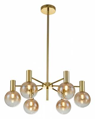 Люстра на штанге Indigo Collana 13015/6R Gold фото