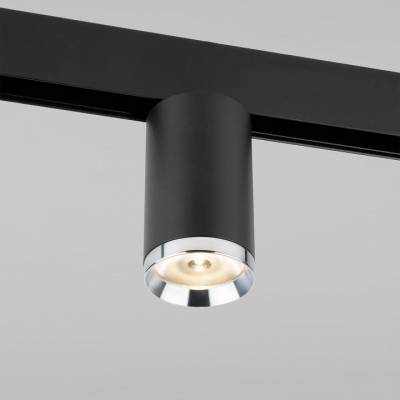 Накладной светильник Elektrostandard Slim Magnetic 85506/01 черный/серебро фото