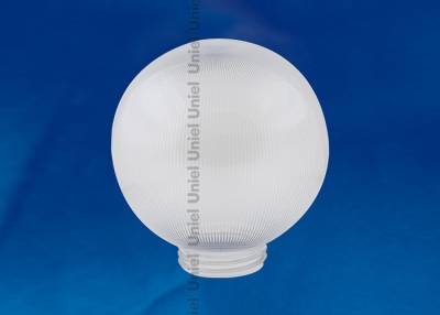 UFP-P200A CLEAR Рассеиватель призматический (с насечками) в форме шара для садово-парковых светильников. Диаметр - 200мм. Тип соединения с кр