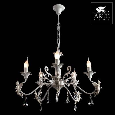 Подвесная люстра Arte Lamp Angelina A5349LM-5WH фото