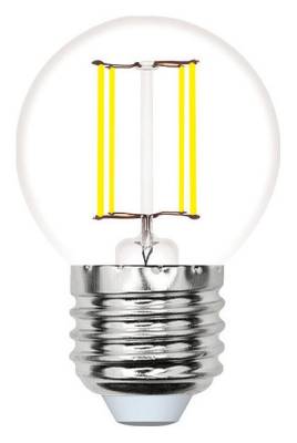 Лампа светодиодная Volpe  E27 7Вт 3000K LED-G45-7W/3000K/E27/CL/SLF фото