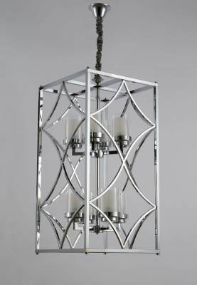 Подвесная люстра LUMINA DECO Quadrato LDP 1223-8 CHR фото