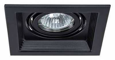 Встраиваемый светильник Arte Lamp Canis A6661PL-1BK фото