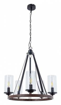 Подвесная люстра Arte Lamp Dalim A7014SP-5BK фото