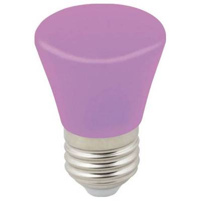 Лампа светодиодная Volpe D?cor Color E27 1Вт K LED-D45-1W/PURPLE/E27/FR/С BELL