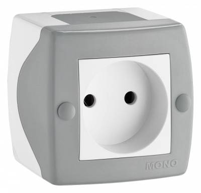 Розетка без заземления Mono Electric Octans IP20 104-020006-116 фото