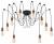 Подвесная люстра Loft it Spider LOFT1162A/10 фото