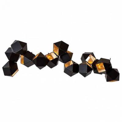 L'arte Luce  светильник подвесной, black&gold фото