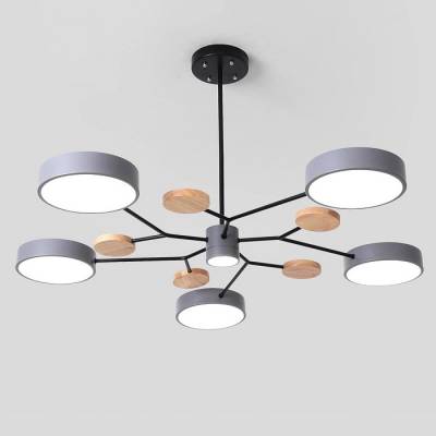 Люстра на штанге Imperiumloft Meade Lamps Grey MEADE-01 фото