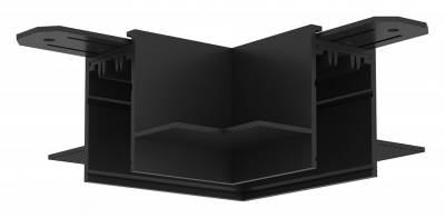 Соединитель угловой L-образный для треков Denkirs Smart TR2112-BK фото