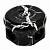 фото lindas  распределительная коробка d 78mm декор черный камень